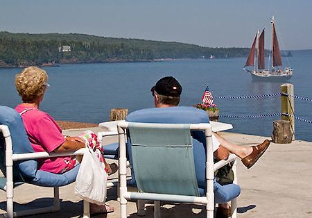 The Shoreline Inn Grand Marais Buitenkant foto